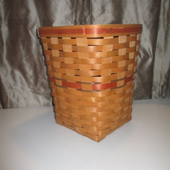 Longaberger Storage & Organization Longaberger Waste Basket Storage 9 Holiday 2t Poshmark